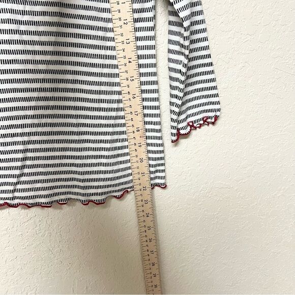 Dolan Anthropologie Striped Long Sleeve Top Simple Classic Size S - Picture 2 of 6